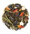 té verde con rosas y jazmín
