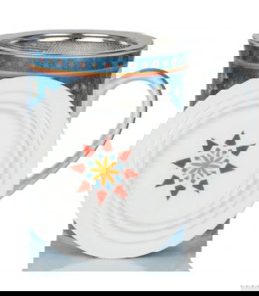 Tazas para té azules