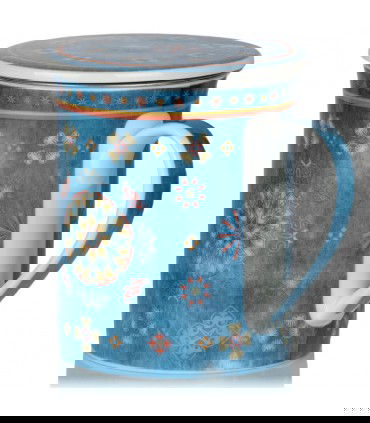 Tazas para té azules