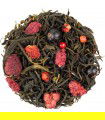 Té verde con fresa y frambuesa