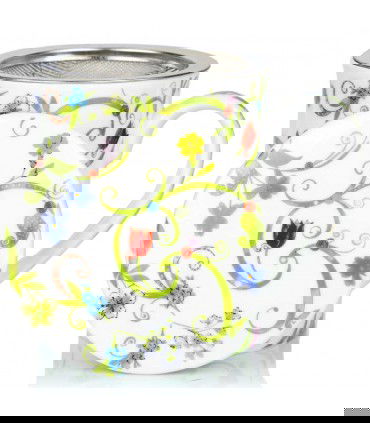 Taza para té con filtro Fleurette