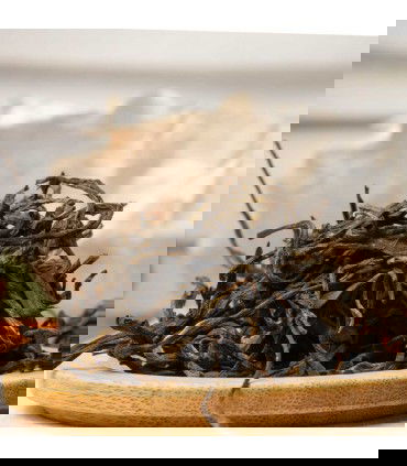 Bai Ying Shan Pu Erh detalle de hojas