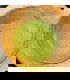 Foto superior té matcha en cuenco artesanal