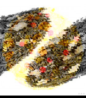 Té Verde de Navidad - Mezcla Festiva con Naranja, Canela y Especias