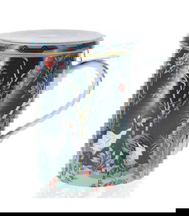 Taza con filtro de porcelana